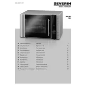 Severin MW 7803 Microwave manual cover