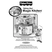 Fisher Price Mattel Talking Chef Magic Kitchen 74839 Toy manual cover