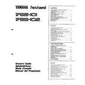 Yamaha PSS-101 Keyboard manual cover