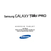 Samsung Galaxy Tab Pro 10.1 Wi-Fi SM-T520NZKAXAR Tablet manual cover