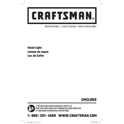 Craftsman CMCL090 Light manual cover