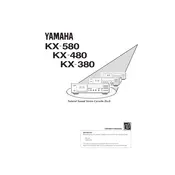 Yamaha KX-380 Cassette Deck manual cover