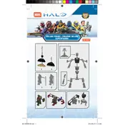 Mega Construx Mattel Halo Spartan Soldier Micro GCM28 Construction Set manual cover