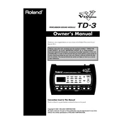 Roland TD-3 manual cover