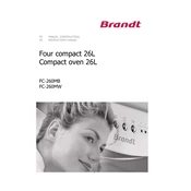 Brandt FC-260MW Oven manual cover