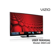 Vizio E551i-A2 TV manual cover