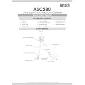 Aztech ASC280 Vacuum Cleaner manual cover