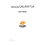 Samsung Galaxy S5 Boost Mobile SM-G900PZWABST Phone manual cover