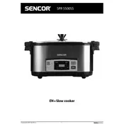 Sencor SPR 5500SS Rice Cooker manual cover