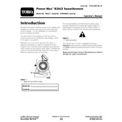 Toro Power Max 826LE 38621 Snow Thrower manual cover