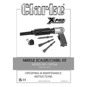 Clarke 3120178 CAT164 Needle Scaler Chisel Kit manual cover