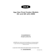 AGA GE Cooker manual cover