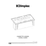 Dimplex Cassette CAS400 Electric Fire manual cover