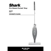 Shark SE450 Mop manual cover