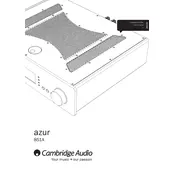 Cambridge Audio Azur 851A Amplifier manual cover