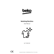 Beko WTL94151B manual cover
