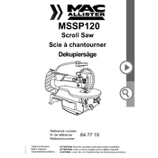 Mac Allister MSSP120 3901401967 647719 Saw manual cover