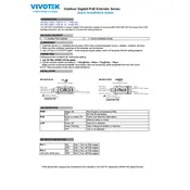 Vivotek AP-GXC-0250 Extender manual cover