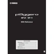 Yamaha NP-11 Keyboard manual cover