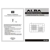 Alba NE-6207 338/6037 Radio manual cover