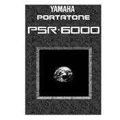 Yamaha PSR-6000 Keyboard manual cover