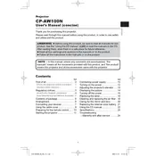 Hitachi CP-AW100N Projector manual cover