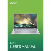 Acer Swift 3 SF314-44 Laptop manual cover