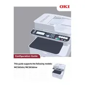 Oki MC363dn Printer manual cover