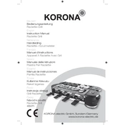 Korona 45071 Grill manual cover