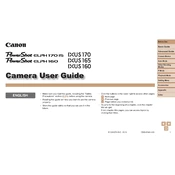 Canon IXUS 160 manual cover