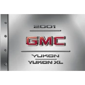 GMC Yukon 2001 manual cover