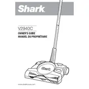 Shark V2940C Vacuum manual cover