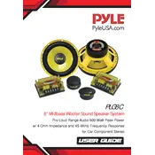 Pyle PLG8C Speaker System manual cover