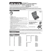 Sealey VS7026.V2 Bearing manual cover