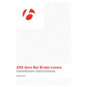 Bontrager XXX Aero Bar Brake Levers Bike Accessory manual cover