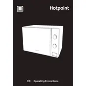 Hotpoint Cook 20 MWH 101 B Microwave manual cover