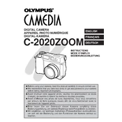 Olympus C-2020 ZOOM manual cover