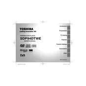 Toshiba SDP94DTWE DVD Player manual cover