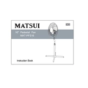 Matsui MAT-PFS16 manual cover