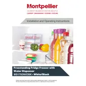 Montpellier MS175DBK Refrigerator manual cover