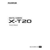 Fujifilm X-T20 Camera manual cover