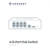 Amcrest AMPS5E4P-AT-58 POE Switch manual cover