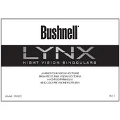 Bushnell 260401 Binocular manual cover