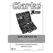 Clarke 3120519 CAT202 44 Piece Air Tool Kit manual cover