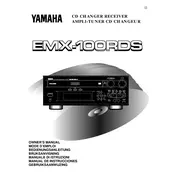 Yamaha EMX-100RDS Receiver manual cover