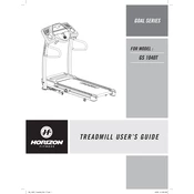 Horizon Fitness EGS 1040T 2009 Treadmill manual cover