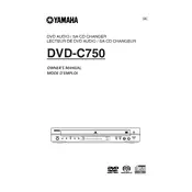 Yamaha DV-C750 Disc Player manual cover