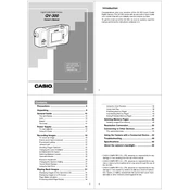 Casio QV300 Camera manual cover