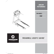 Horizon Fitness T900 2008 Treadmill manual cover