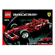 LEGO Racers 8674 Construction Set manual cover